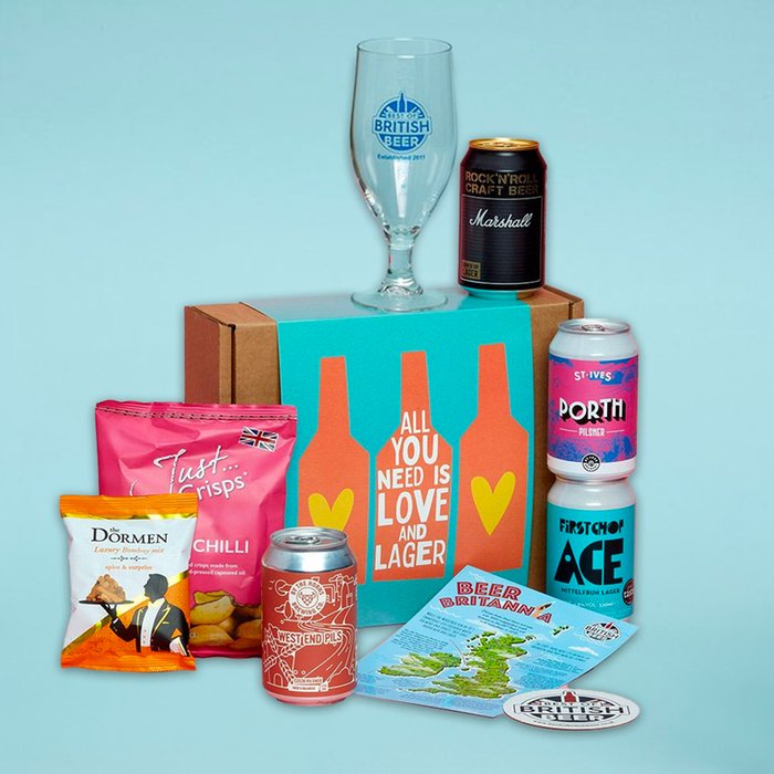 Love Lager Thirst Aid Hamper Moonpig